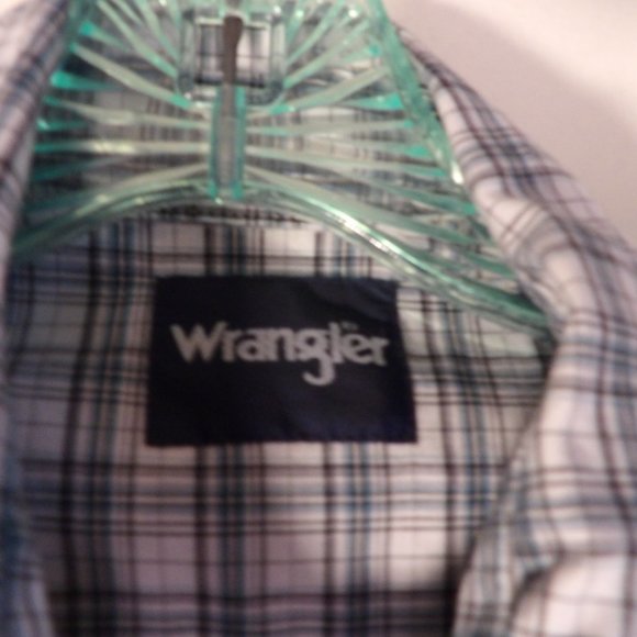 Wrangler Short Sleeve Pearl Snap Down Western  Shirt Sz XL - Picture 4 of 5